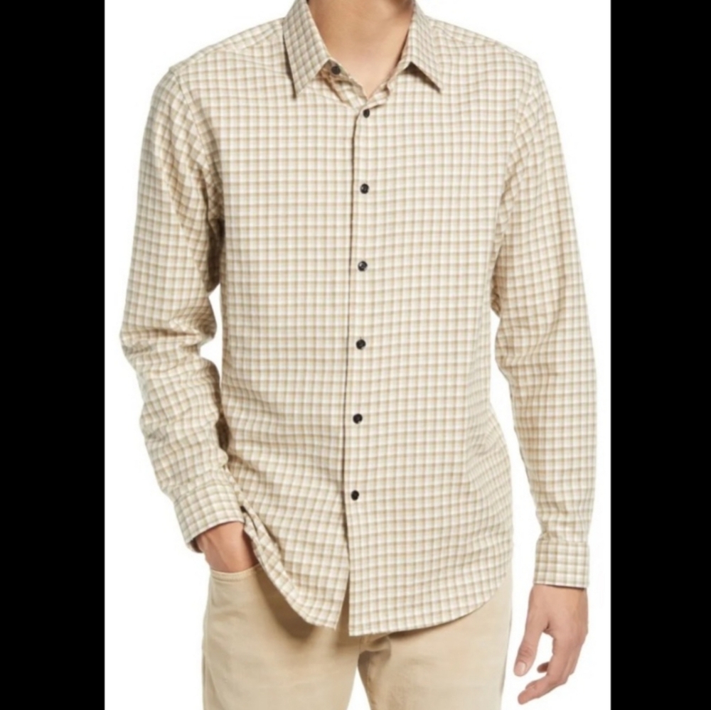 Theory | Irving Peyote Windham Twill Flannel Shirt